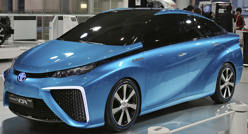 The appearance of Toyota Mirai